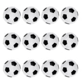 Maxbell 12 Pieces 36mm Soccer Table Foosball Balls Footballs Replacement Balls Table Game Accessories, Black/White