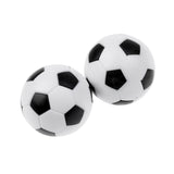 Maxbell 12 Pieces 36mm Soccer Table Foosball Balls Footballs Replacement Balls Table Game Accessories, Black/White