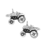 Maxbell Mens Fashion Suit Cuff Links Silver Vintage Car Tractor Shaped Cufflinks
