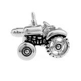 Maxbell Mens Fashion Suit Cuff Links Silver Vintage Car Tractor Shaped Cufflinks