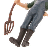 Maxbell Realistic Male Farmer Figure Model Kids Educational Toy Story Telling & Teaching Props #2