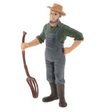 Maxbell Realistic Male Farmer Figure Model Kids Educational Toy Story Telling & Teaching Props #2