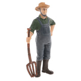 Maxbell Realistic Male Farmer Figure Model Kids Educational Toy Story Telling & Teaching Props #2