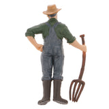 Maxbell Realistic Male Farmer Figure Model Kids Educational Toy Story Telling & Teaching Props #2