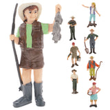 Maxbell Realistic Male Farmer Figure Model Kids Educational Toy Story Telling & Teaching Props #2