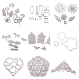 Maxbell Set of 9 Baby Accessories Metal Cutting Dies Stencil Scrapbooking Paper Card Embossing