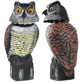 Maxbell GARDEN OWL DECOY BIRD SCARER SCARECROW- WIND ACTIVATED SPINNING HEAD