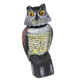 Maxbell GARDEN OWL DECOY BIRD SCARER SCARECROW- WIND ACTIVATED SPINNING HEAD