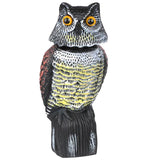 Maxbell GARDEN OWL DECOY BIRD SCARER SCARECROW- WIND ACTIVATED SPINNING HEAD
