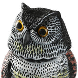 Maxbell GARDEN OWL DECOY BIRD SCARER SCARECROW- WIND ACTIVATED SPINNING HEAD