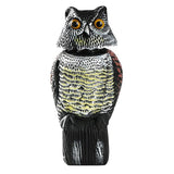 Maxbell GARDEN OWL DECOY BIRD SCARER SCARECROW- WIND ACTIVATED SPINNING HEAD
