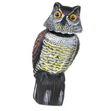 Maxbell GARDEN OWL DECOY BIRD SCARER SCARECROW- WIND ACTIVATED SPINNING HEAD