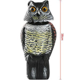 Maxbell GARDEN OWL DECOY BIRD SCARER SCARECROW- WIND ACTIVATED SPINNING HEAD