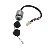 Maxbell 4-Wire 4-Pin Ignition Key Start Switch Assembly for Go Kart ATV Quad Dirt Bike Scooter