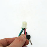 Maxbell 4-Wire 4-Pin Ignition Key Start Switch Assembly for Go Kart ATV Quad Dirt Bike Scooter