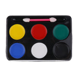 Maxbell Halloween Clown 6 Colours Make Up Face Paint Palette Fancy Painting Art Kit Set