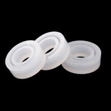 Maxbell 3 Assorted Size DIY Ring Silicone Mold Jewelry Rings Resin Casting Mould Handmade Craft Circle Shaped