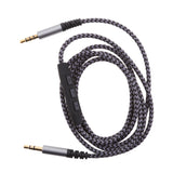 Maxbell 3.5mm AUX Cable, 1.4m/4.59ft Male to Male Auxiliary Cable with Mic and Volume Control for Smartphone Tablet Laptop Speaker Headset Car Stereo