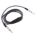 Maxbell 3.5mm AUX Cable, 1.4m/4.59ft Male to Male Auxiliary Cable with Mic and Volume Control for Smartphone Tablet Laptop Speaker Headset Car Stereo