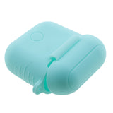 Maxbell Silicone Protective Cover Case + Anti Lost Ear Loop Cable Connector for Apple AirPods Charging Box Teal