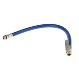 Maxbell Motorcycle Car 1/4PT Male Threaded 1/4'' Rubber Hose Air Tire Inflator Blue Pump