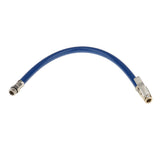Maxbell Motorcycle Car 1/4PT Male Threaded 1/4'' Rubber Hose Air Tire Inflator Blue Pump