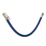 Maxbell Motorcycle Car 1/4PT Male Threaded 1/4'' Rubber Hose Air Tire Inflator Blue Pump