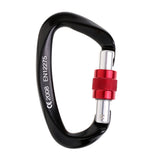 Maxbell 25KN Carabiner Screw Lock Keychain Clip Hook Buckle Karabiner for Rock Climbing Tree Arborist Rappelling Rescue