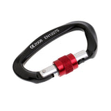 Maxbell 25KN Carabiner Screw Lock Keychain Clip Hook Buckle Karabiner for Rock Climbing Tree Arborist Rappelling Rescue