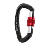 Maxbell 25KN Carabiner Screw Lock Keychain Clip Hook Buckle Karabiner for Rock Climbing Tree Arborist Rappelling Rescue