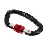 Maxbell 25KN Carabiner Screw Lock Keychain Clip Hook Buckle Karabiner for Rock Climbing Tree Arborist Rappelling Rescue