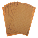 Maxbell Pack of 8 Vintage Letter Pad Paper Letter Form Note Paper Writing Paper Stationery #1