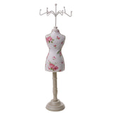 Maxbell Model Shape Jewelry Show Rack Stand Organizer Holder Display Pink Strip