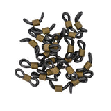 Maxbell Eyeglasses Chain Holder Ends Black Rubber Vintage Bronze Pack of 25