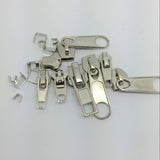 Maxbell 22 Pieces Zipper Repair Kit Metal Plastic Spiral Zip Sliders Zipper Stops Fix Your Own