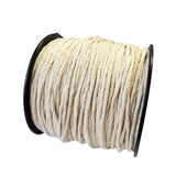 Maxbell 100 Meters 100% Natural Pure Cotton Rope Braided Twisted String Cord Twine Sash 2mm