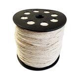 Maxbell 100 Meters 100% Natural Pure Cotton Rope Braided Twisted String Cord Twine Sash 2mm