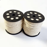 Maxbell 100 Meters 100% Natural Pure Cotton Rope Braided Twisted String Cord Twine Sash 2mm