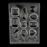 Maxbell Clear Silicone Earring Pendant Mold Tray For Resin Jewelry Making Tools