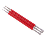 Maxbell 3 Piece/Set Leathercraft Tools Leather Press Rub Tool Modeling Tools Leather Modeling