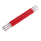 Maxbell 3 Piece/Set Leathercraft Tools Leather Press Rub Tool Modeling Tools Leather Modeling