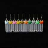 Maxbell PCB Printed Circuit Board Carbide Micro Drill Bits Fine Attachment 0.3-1.2mm Colour-Coded