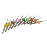 Maxbell PCB Printed Circuit Board Carbide Micro Drill Bits Fine Attachment 0.3-1.2mm Colour-Coded