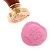 Maxbell Initial Alphabet Letter T Wax Seal Stamp for Envelope Manuscript Card Crafts