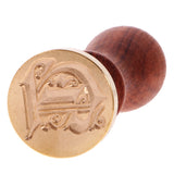 Maxbell Initial Alphabet Letter T Wax Seal Stamp for Envelope Manuscript Card Crafts