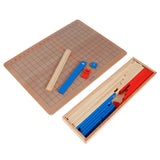 Maxbell Wooden Montessori Educational Toy - Addition and Subtraction Strip Board(Family Set)