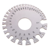 Maxbell Round Shaped Wire Gauge Diameter Gage Metal Metric Inch Inspection Precision Measuring Hand Tools