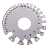 Maxbell Round Shaped Wire Gauge Diameter Gage Metal Metric Inch Inspection Precision Measuring Hand Tools