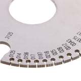 Maxbell Round Shaped Wire Gauge Diameter Gage Metal Metric Inch Inspection Precision Measuring Hand Tools
