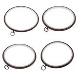 Maxbell Embroidery Hoops Wooden Circle Cross Stitch Hoop Ring Set for Sewing Craft Tools 11CM